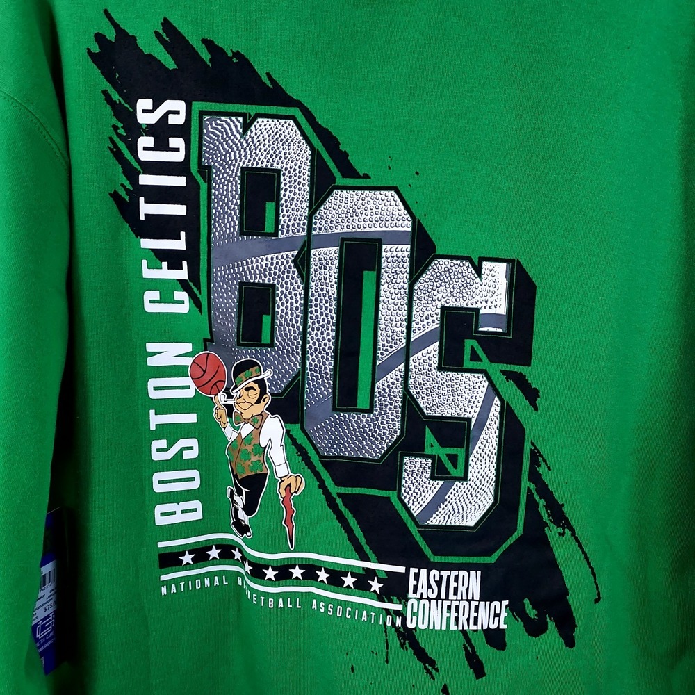 NBA Boston Celtics Uktra Game Men's Size Large Green‎ Fleece Hoodie  $75.00  NWT
